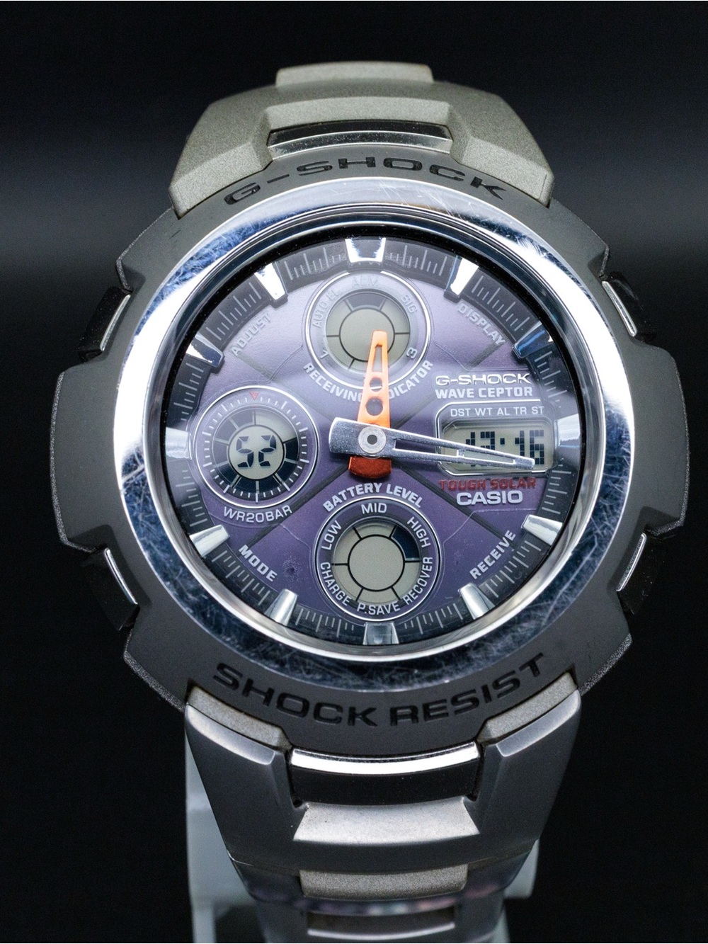 Casio G-Shock Rare GW-1000DJ Vintage 46mm Solar Wave JDM Import Watch